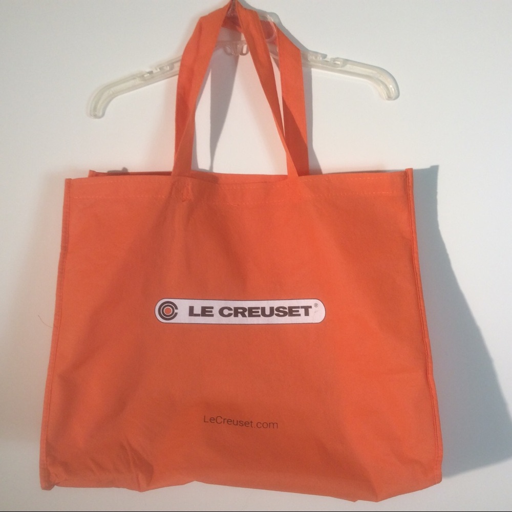 Le Creuset Large Reusable Orange Bag Shopping Tote